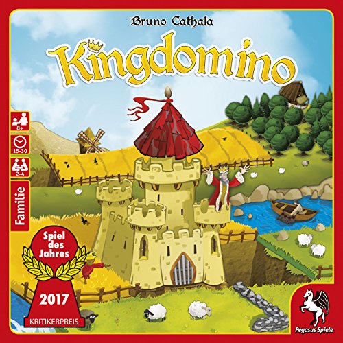 Pegasus Kingdomino, Brettspiel Estrategia - Juego de tablero (Brettspiel, Estrategia, 15 min, 30 min, 8 año(s), Alemán, Multicolor) , color/modelo surtido