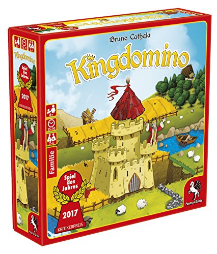 Pegasus Kingdomino, Brettspiel Estrategia - Juego de tablero (Brettspiel, Estrategia, 15 min, 30 min, 8 año(s), Alemán, Multicolor) , color/modelo surtido