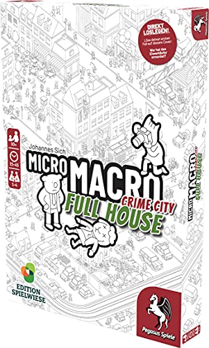 Pegasus Spiele 59061G - MicroMacro: Crime City 2 – Full House (Edition Prado)