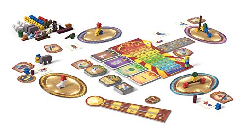 Pegasus Spiele GmbH- Meeple Circus, Color carbón (57022G)