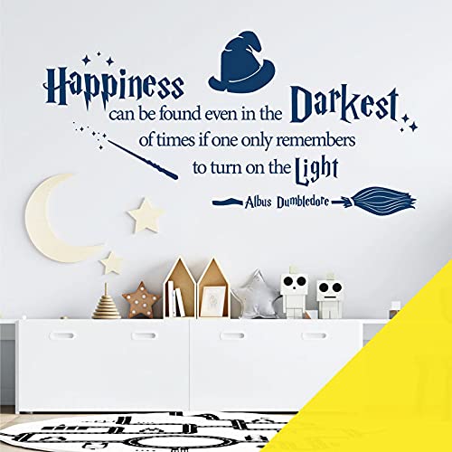 Pegatina de pared con cita de Harry Potter de Albus Dumbledore