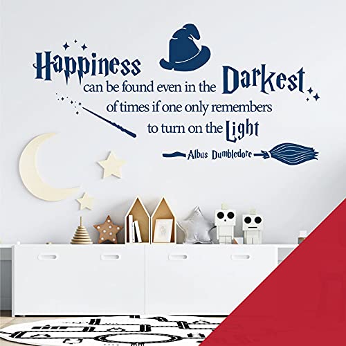 Pegatina de pared con cita de Harry Potter de Albus Dumbledore