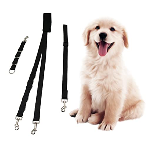 Peinera de Perro Pet Pet tracción Correa Regulable Perro Cuerda Perro d-Anillos de baño Banda de baño Correa del Vientre para pequeños Perros medianos Gato Negro