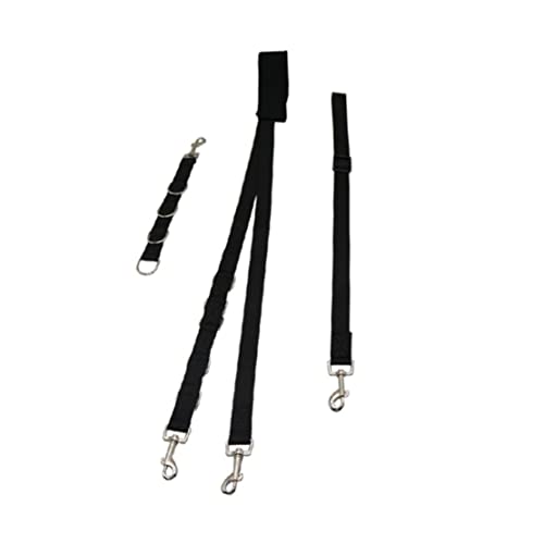 Peinera de Perro Pet Pet tracción Correa Regulable Perro Cuerda Perro d-Anillos de baño Banda de baño Correa del Vientre para pequeños Perros medianos Gato Negro