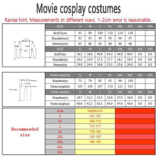 Película Doctor Extraño Conjunto De Traje De Cosplay Se Puede Personalizar El Tamaño, Traje Juego De Cuero Artificial De Hombres De Rol Red-XXL