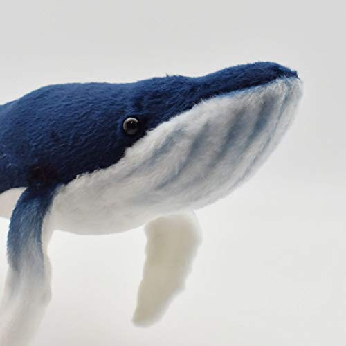 Peluche de Ballena, Azul, 37 cm