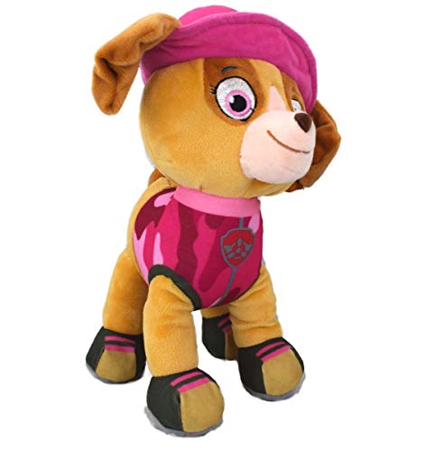 Peluche de la serie de TV patrulla canina, 28 cm, color Skye