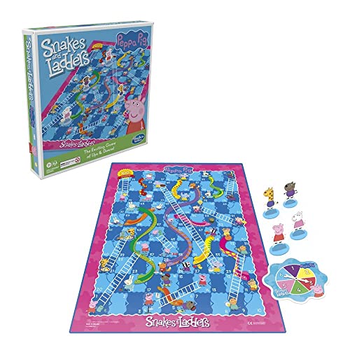 Peppa Pig Juego de Mesa Serpientes y escaleras