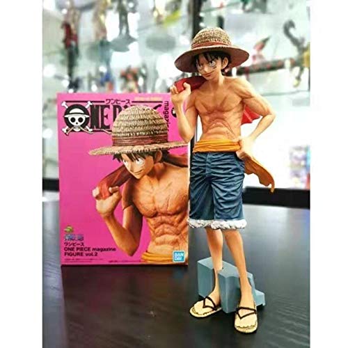 Personajes Animados Forma De Portada De Revista Adornos De Figura Luffy 22Cm. Pvc Figura De Acción Colección Modelo Juguetes Pvc Modelo Juguetes Decoración Del Hogar Pvc Figura De Acción Colección M