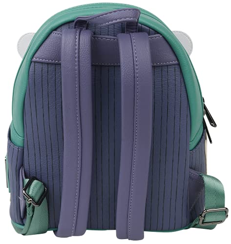 Pesadilla Antes De Navidad Loungefly - Barrel Mujer Mini Mochilas azul-verde, Semi piel,