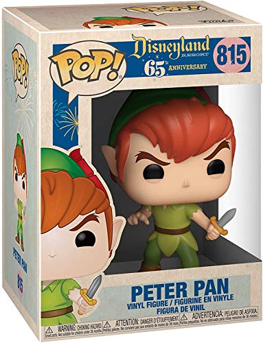 Peter Pan New Pose Pop #815 Disneyland 65th Vinyl Figure (Bundled with EcoTek Protector to Protect Display Box)