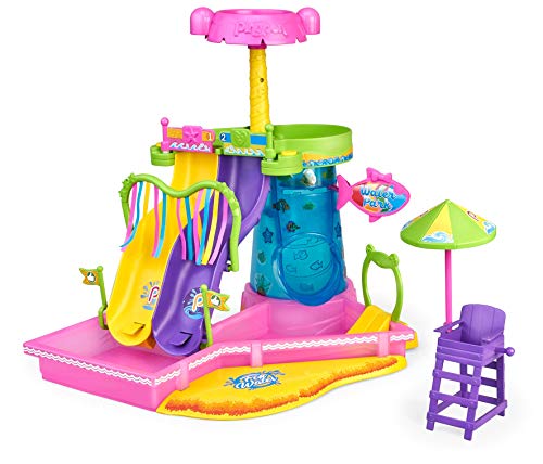 Pinypon Wow Water Park, Parque Acuático (Famosa 700015562) + Pack 4 Figuras New Look, A Partir De 4 Años (Famosa 700015571)