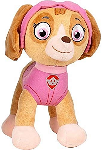 Play by Play Peluche Personaje Skye - LA Patrulla Canina - COOCKER Spaniel Rosa (18cm de pie)