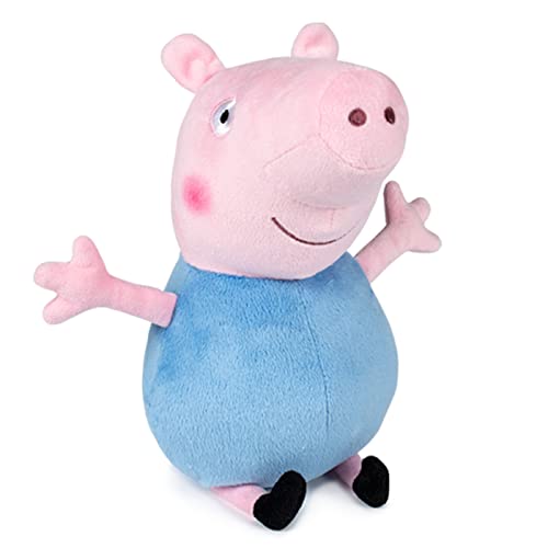 Playbyplay Peluche George Pig de Peppa Pig 20cm Peluche pequeño George Pig Peluche George Cerdito Suave Soft Original Peluche Niña Niño Regalo para Cumpleaños, Navidad, Reyes