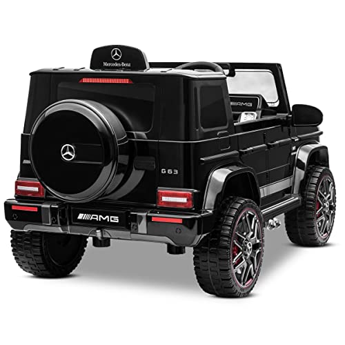 Playkin - Coche electrico niños Mercedes-Benz G63 AMG bateria 12V con Mando +3 años