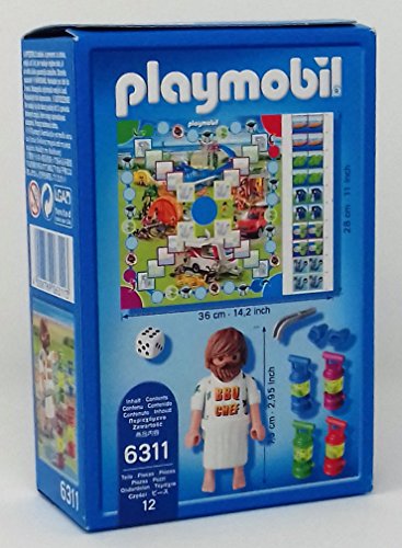 Playmobil 6311 - Muñeco de chef de barbacoa con juego de mesa