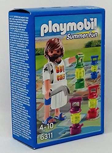 Playmobil 6311 - Muñeco de chef de barbacoa con juego de mesa