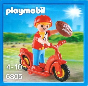 Playmobil 6805 - Boy with Scooter and Ball