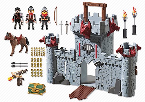 PLAYMOBIL - Castillo maletín del Barón Negro, playset (6697)