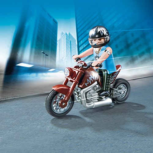 Playmobil Coleccionables - Sports & Action Moto Custom Juguetes y Juegos (Playmobil 5527)