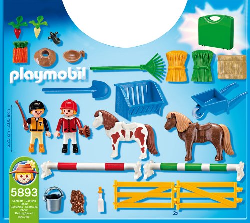 PLAYMOBIL - Granja de Ponis, Maleta (58930)