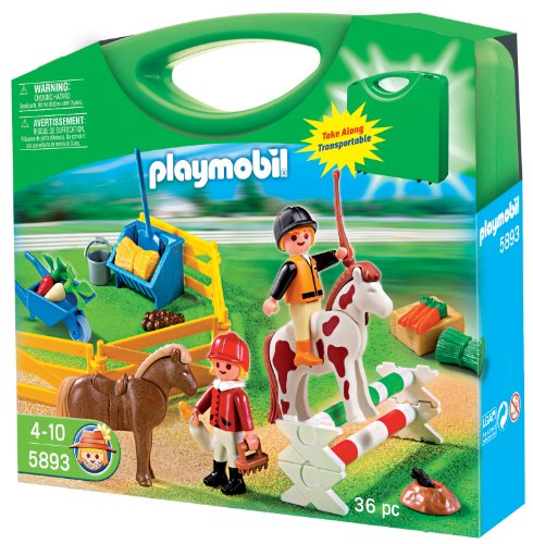 PLAYMOBIL - Granja de Ponis, Maleta (58930)