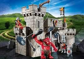 Playmobil Knights 5670 - Ciudadela de los caballeros con trol