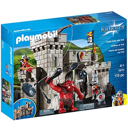 Playmobil Knights 5670 - Ciudadela de los caballeros con trol