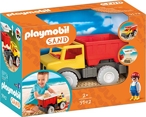 PLAYMOBIL- Sand Camión de Arena, Multicolor, única (9142)