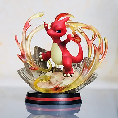 Pokémon GK Scene Little Fire Dragon Jenny Turtle Wonder Frog Seed Super Dream Fire Dinosaur figura en caja (seis)