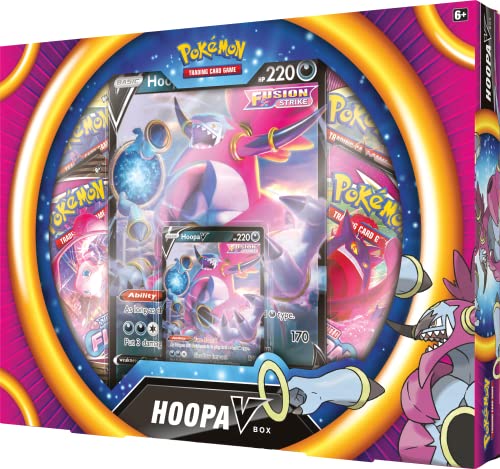 Pokémon Hoopa V Box - Juego de Cartas, a Partir de 6 años, 2 Jugadores, más de 10 Minutos de Tiempo de Juego