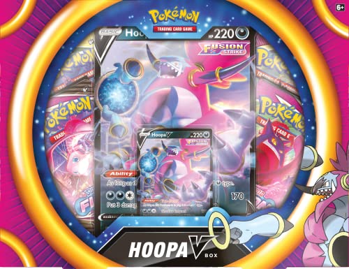 Pokémon Hoopa V Box - Juego de Cartas, a Partir de 6 años, 2 Jugadores, más de 10 Minutos de Tiempo de Juego