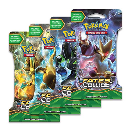 Pokèmon XY10 Fates Collide 4X Booster Packs = 40 Additional Cards for Trading Card Game (English)