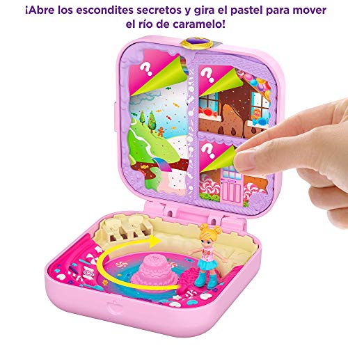 Polly Pocket Cofre Aventuras Dulces con Muñecas y Accesorios (Mattel GKV11) , color/modelo surtido