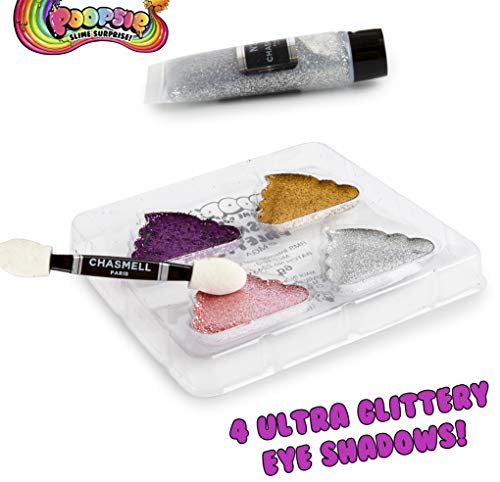 Poopsie Slime Surprise Unicornio Maquillaje para Niñas, Estuche Maquillaje Juguetes Niña, Set con Sombras de Ojos y Brillantina para Cara, Regalos para Niñas y Adolescentes