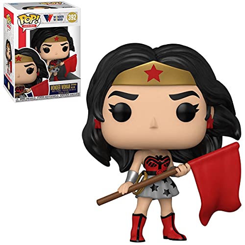 POP DC Comics: Wonder Woman 80th Anniversary - Figura de vinilo con figura de figura de figura de vinilo (incluye estuche protector de caja de pop)