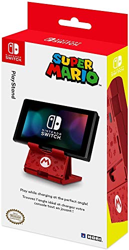 Power A Lunch Box Tin Kit + Mario GS Design (Nintendo Switch) + HORI PlayStand Super Mario (Nintendo Switch / Switch Lite)