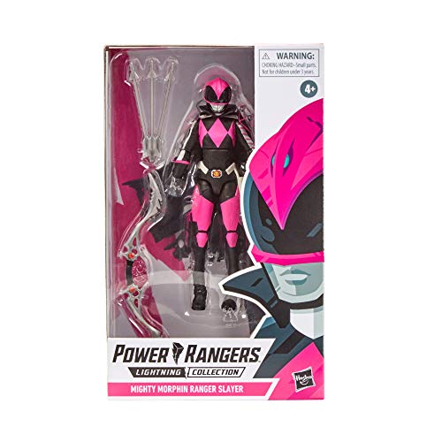 Power Rangers Lightning Collection Mighty Morphin Ranger Slayer Figura de acción Coleccionable de 15.2 cm con Accesorios inspirados en la Rejilla de fragmentación