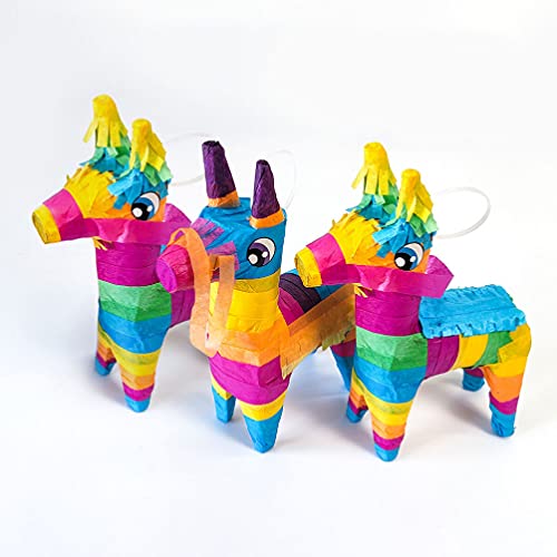 PRETYZOOM Mini Piñatas para La Fiesta de Cumpleaños Feliz Navidad Decoraciones Candy Cinco de Mayo- Divertido Relleno de Piñatas para Niños Creativo Piñata Caramelo Juguete de Cumpleaños