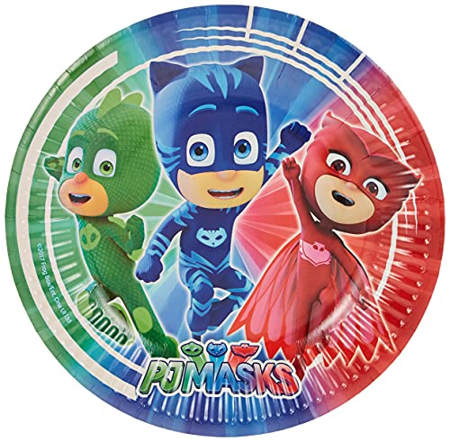 Procos-88631 Pj Masks Placas, color azul/rojo/verde (Ciao Srl 88631)