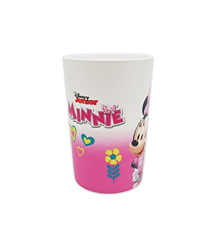 Procos 92843 - Vasos Reutilizables (2 Unidades, 230 ml, Reutilizables), diseño de Minnie Mouse