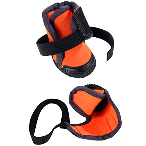 PROTAURI Botas de Perro Zapatos de Perro Botas para Perros Zapatos para Mascotas Calentar Deporte al Aire Libre Invierno Antideslizante para Perro Pequeña Mediano Grande