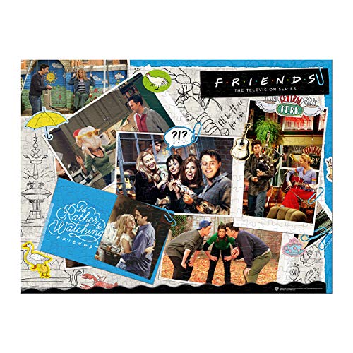 Puzle de 1000 Piezas de Friends Scrapbox – Top Trumps – Rompecabezas para Niños y Adultos