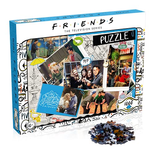 Puzle de 1000 Piezas de Friends Scrapbox – Top Trumps – Rompecabezas para Niños y Adultos