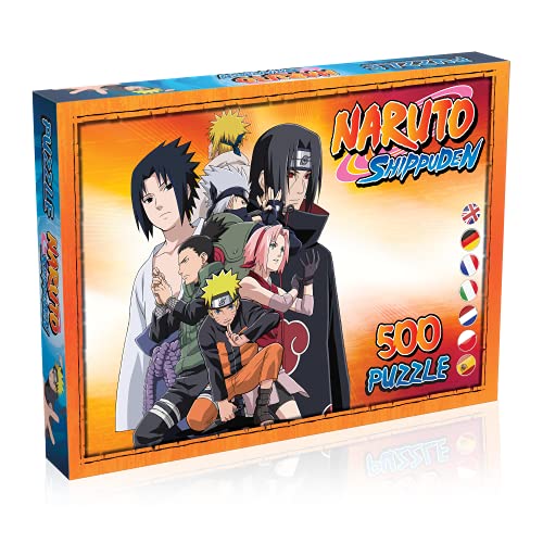 Puzle de 500 Piezas de Naruto Shippuden – Top Trumps – Rompecabezas para Niños y Adultos