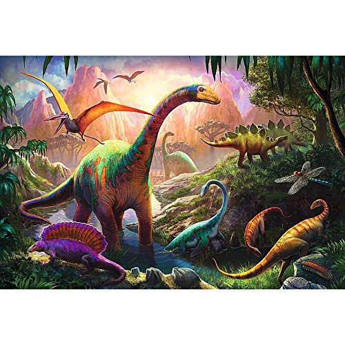 Puzzle 100 Swiat dinozaurów