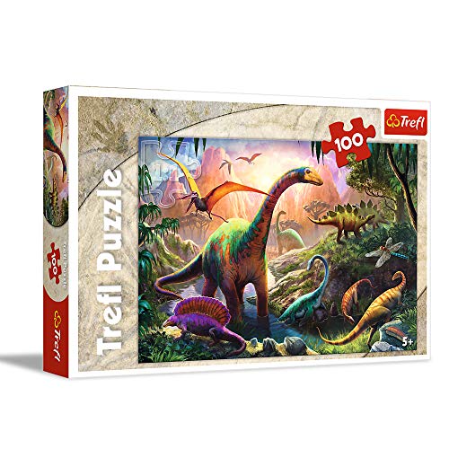 Puzzle 100 Swiat dinozaurów