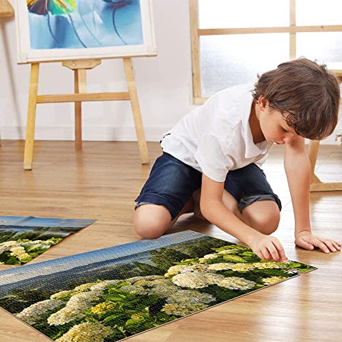 Puzzle 1000 Piezas Portugal Azores Paisaje Natural Rompecabezas de Madera 52x38cm niños en casa