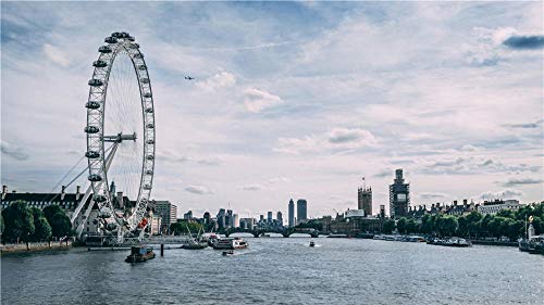 Puzzle Jigsaw Rompecabezas De 500 Piezas - Noria del London Eye - para Niños Adultos Festival Regalo