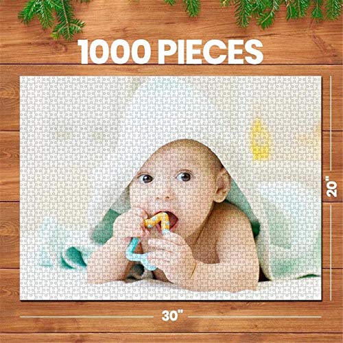 Puzzle Personnalisé Photo Jigsaw Puzzle Photo Famille Jigsaw Puzzle Adulte Jigsaw Puzzle Enfants Puzzle 1000 Jigsaw Puzzle Cadeau D'Anniversaire De Noël(Estilo 1 1000 Piezas 20IN * 30IN)